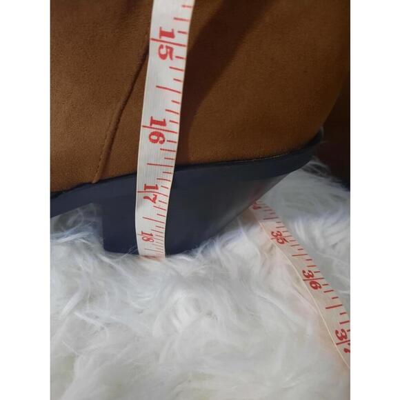 NWOT Women's Leather Cowboy Western Brown Boots Size 8. NWOT. #Coastal Cowgirl - Picture 3 of 4